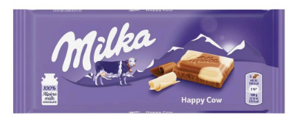 Milka Happy Cow Chocolate Bar 3.5oz 23ct